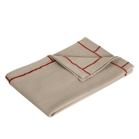 Hübsch Easypeasy viskestykke, beige/rød - Beige, rød | KitchenOne