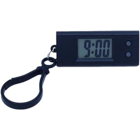 Mini tyst väckarklocka, elektronisk klocka, tentamen, studie, bibliotek, fickur