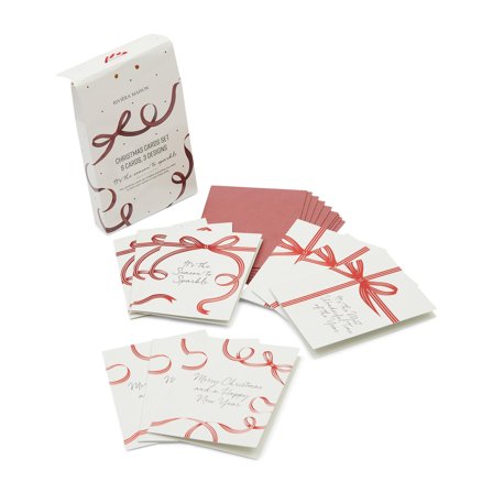 Riviera Maison Kort Merry-Christmas 9stk m/konvolutt