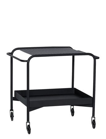 Hübsch Push Trolley - Black - ONE SIZE