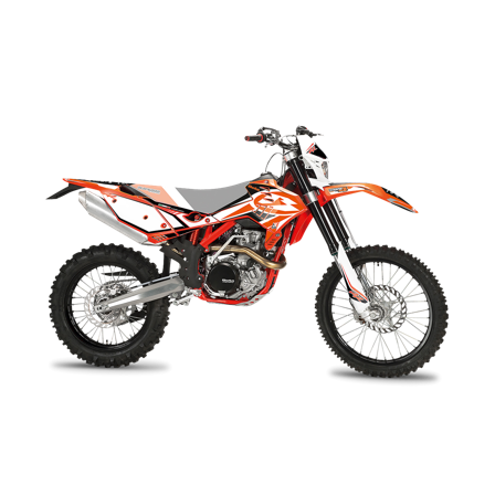 Kit Adesivi Blackbird Dream 4 Rosso-Bianco-Nero - Beta RR 498 4T 2012-2012