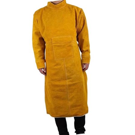 Kraftigt Läderförkläde Resistent mot Punkteringar, Skärsår & Lågor för Svetsningssäkerhet