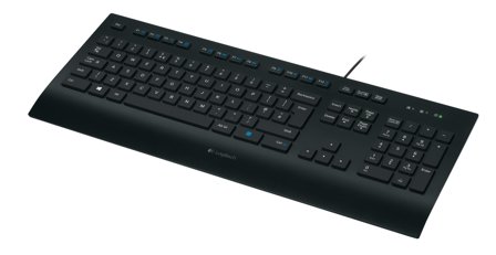 Logitech Corded K280e - tastatur - US International Inn-enhet