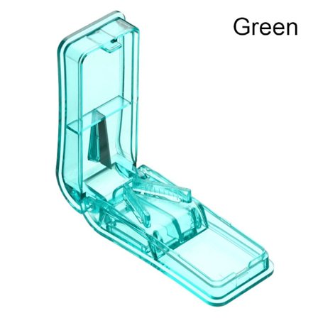 Mini Pill Splitter Multipel Pill Cutter GRÖN