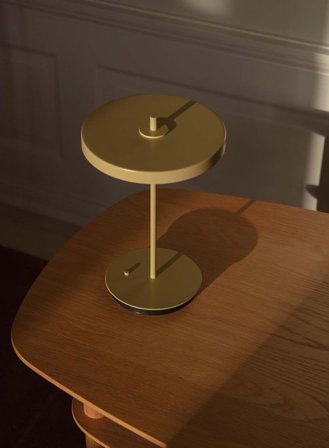 Asteria Move Monochrome oppladbar bordlampe - butter yellow