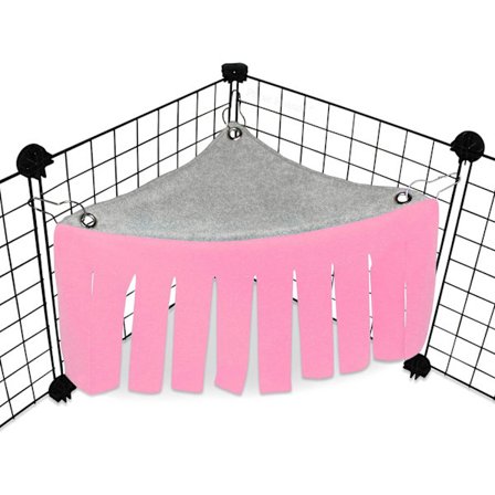 Skovskjul i hjørne fleece til marsvin, fritter,