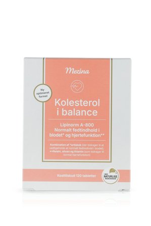 Mezina Kolesterol i balance 120 stk., Helse & Madvarer, Hjerte & Kredsløb, Kredsløb
