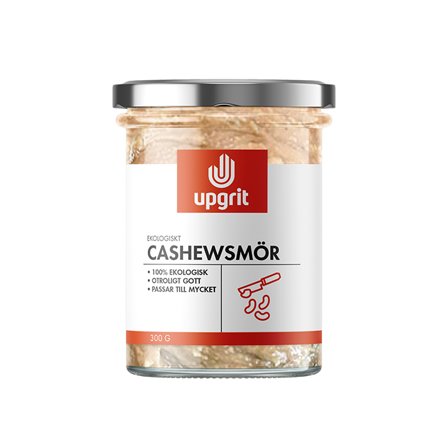 Upgrit Cashewnøttsmør ØKO 300 g