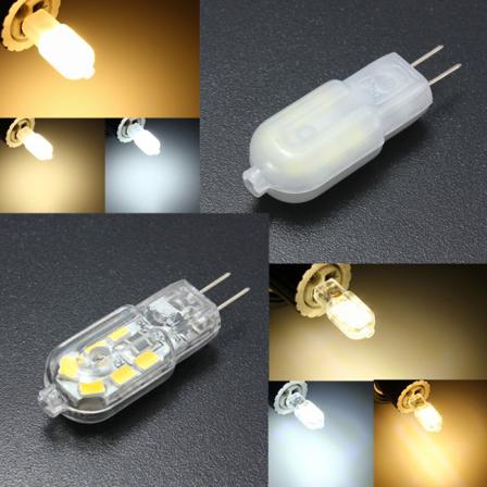 10 St Dc12v G4 Base Smd 2835 3w 12led Varmt Kallt Vitt Ljus
