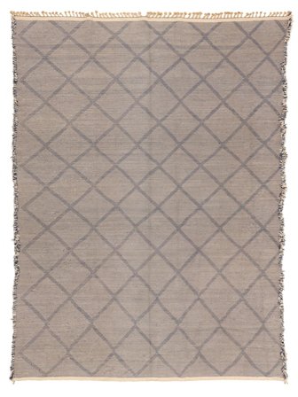 High Atlas Kilim Rug 300X413 Brown Large Wool, Morocco