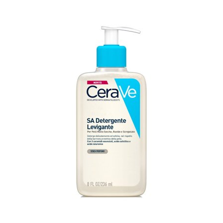 CeraVe SA Detergente Levigante Per Pelle Molto Secca Ruvida E
