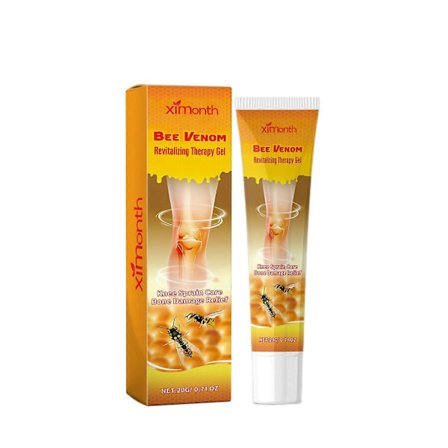 Ximonth Bee Venom Ledbehandlingsgel Massage Lindra Knä Fotled Värk Mild Vårdgel