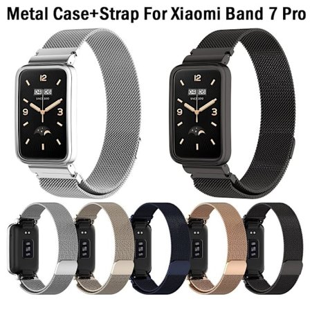 Milanese stropp for Xiaomi Band 7 Pro MØRKEBLÅ dark blue