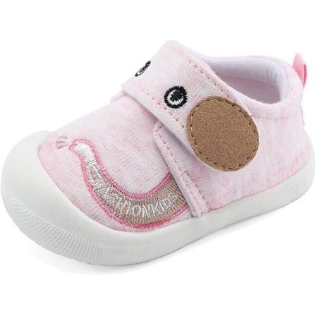 Rosa Baby Flickor Pojkar Skor Första Stegen Baby Halkfri Gummisula