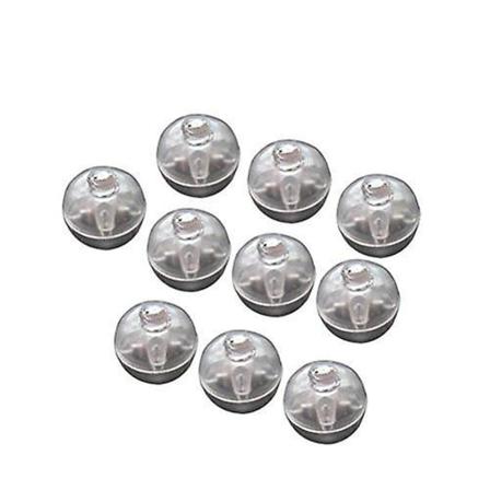50 stk Mini Led Lys Ballonger Papirlykter Lys Individuelle Trådløse Blits Ball Lampe (gul)