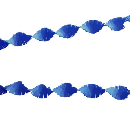 Crepe Girlander Blå 6m