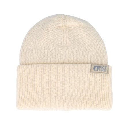 Picture - Mayoa Beanie D Ecru Cuff Cuff White Beanie - @ Hatstore