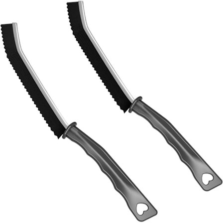 Fugerengjøringsbørste, rengjøringsbørste for baderomsfliser, rengjøringsverktøy for smale sprekker med langt håndtak, liten skrubbebørste for 