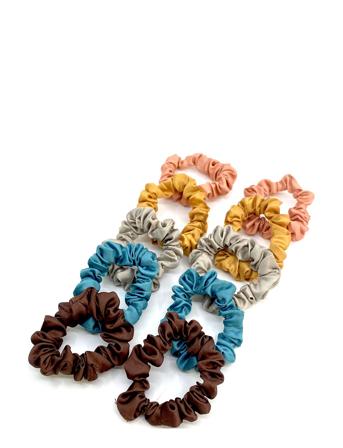 Skinny Scrunch Mixed 10 Pcs Patterned Pipol's Bazaar