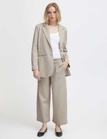 ICHI Ihkate Sus Wide Pa - Beige - XXL