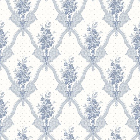 Duro Tapetprov, Magasinet 693-02P Gammalsvenska QuickUp, Blå, L, , Färg & tapeter