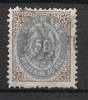 Danmark 1875 - AFA 30a - Stemplet