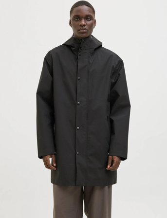Jack & Jones Jprccreagan Tech Rain Coat - Black - L