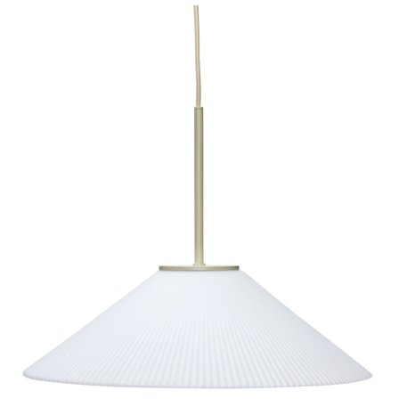 Hübsch Solid taklampa 44 cm, sand/vit | Inredning > Lampor > Lampa | Bagaren och Kocken