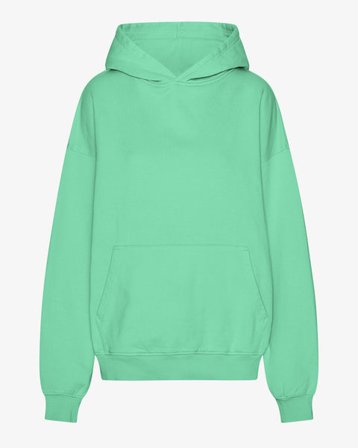 Organic Oversized Hood - Spring Green - Female - S