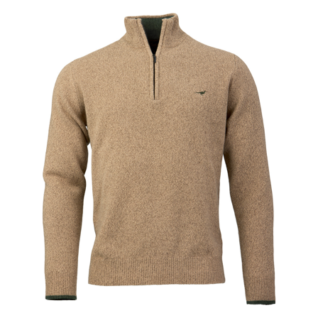 Laksen M's Brompton Zip Neck Camel