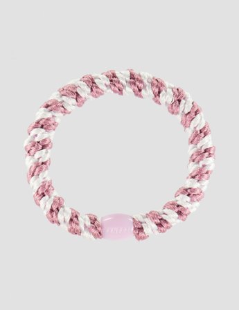 KKNEKKI KKNEKKI Old Pink-White stripe Biały Akcesoria Dziewczyna - Kids Brand Store