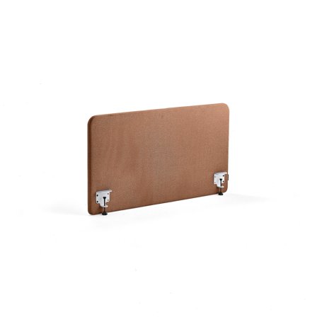 Tischteiler ZONE, inkl. weiße Beschläge, 1200 x 650 x 36 mm, Stoff Rivet, Kupfer