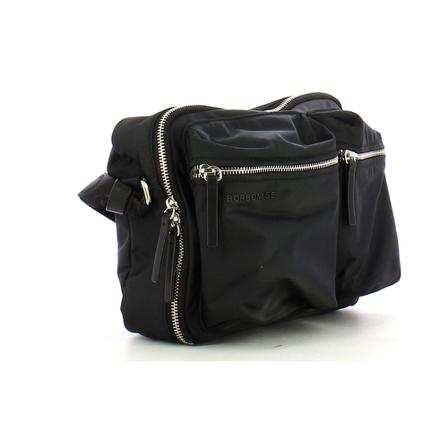 Borbonese, Shoulder Bags Czarny, Kobieta, Rozmiar: ONE Size