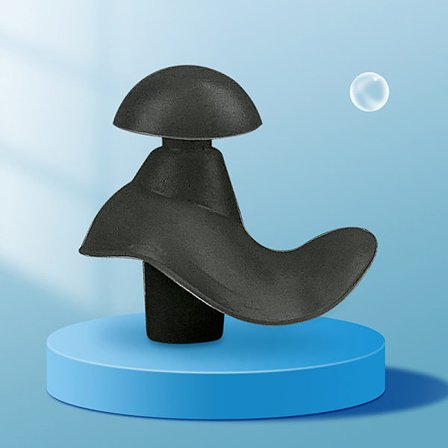 1 pari korvatulpat silikoni vedenpitävät korvatulpat Vesiurheiluuinti