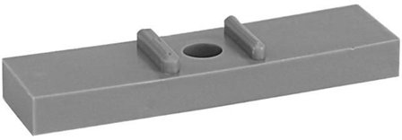 Faluplast 19311 Distanskloss för 75 mm enkelklämma, grå, Installation