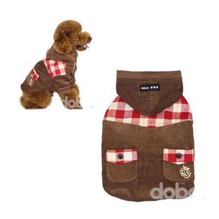 Tuff Hundjacka i manchester med snygga detaljer Hundkläder