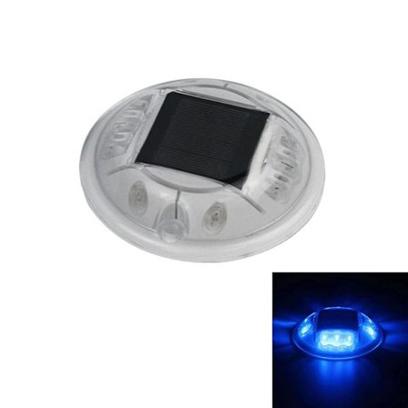 Solar Road Stud Light Liikennemerkkivalo SININEN VILKKUVA SININEN