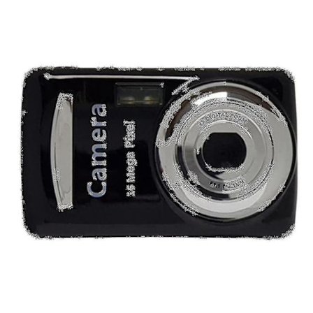 Digitaalikamera, kannettavat kamerat 16 HD pikselin kotikäyttöön tarkoitettu digitaalikamera seniorille, musta