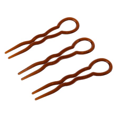 3 stk. Gaffelværktøj Fletning Frisure Hårgaffel U-form Gaffelclips Nål Tilbehør