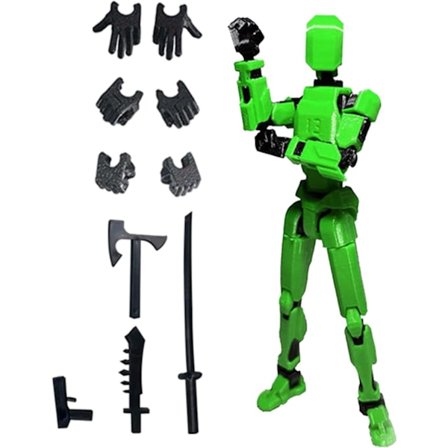 T13 Action Figure, Titan 13 Action Figure, Robot Action Figure, 3D Printed Action[HK]