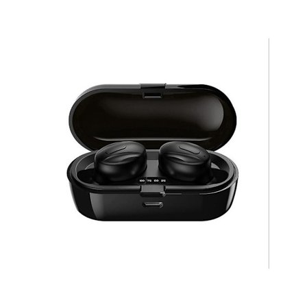 Vattentäta Bluetooth Stereo Hörlurar i Tyg, Svart