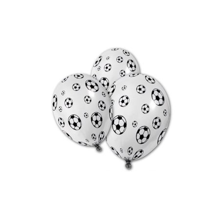 5 Latexballonger Fotbollar 30 cm