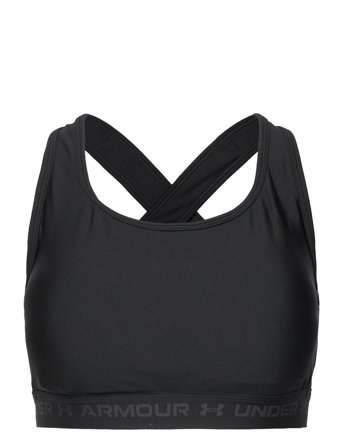 Crossback Mid Bra& Sport Bras & Tops Sports Bras - All Black Under Armour