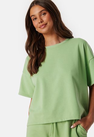 Pieces Pcchilli Summer Loose Sweat Green Klær