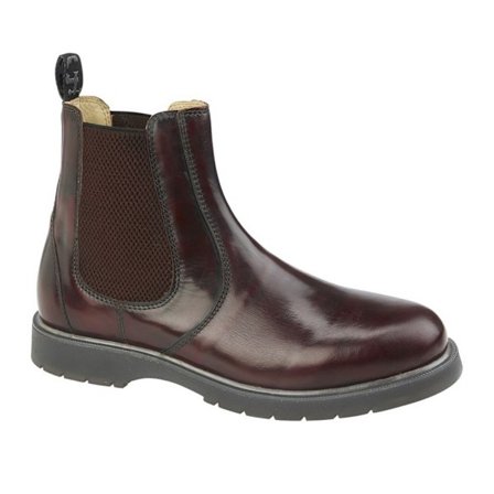 Grafters Herr Läder Chelsea Boots 7 UK Burgundy