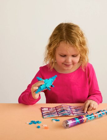 Plus-Plus Plus-Plus Manta Ray / 100 Pcs Tube - Multi/patterned - ONE SIZE