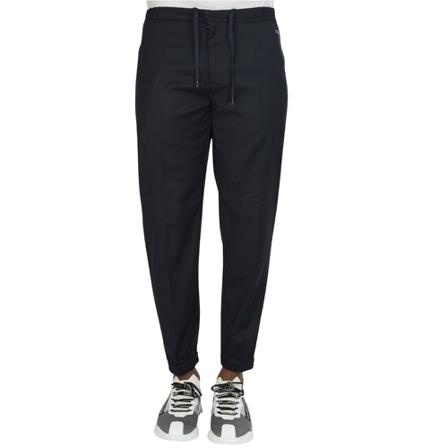 Emporio Armani, Trousers Blauw, Heren, Maat:M,elastisch