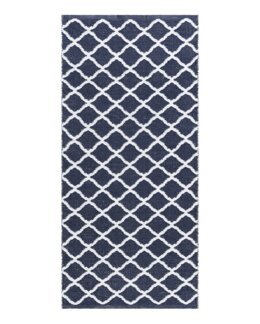 Plastmatte Hilma Wave Blå