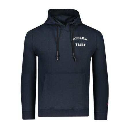 In Gold We Trust Hoodie , Blauw , Heren , Maat: S