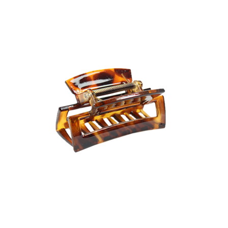 Complement Hårklämma Rektangulär 8 Cm Accessoarer & tillbehör Dam Brun